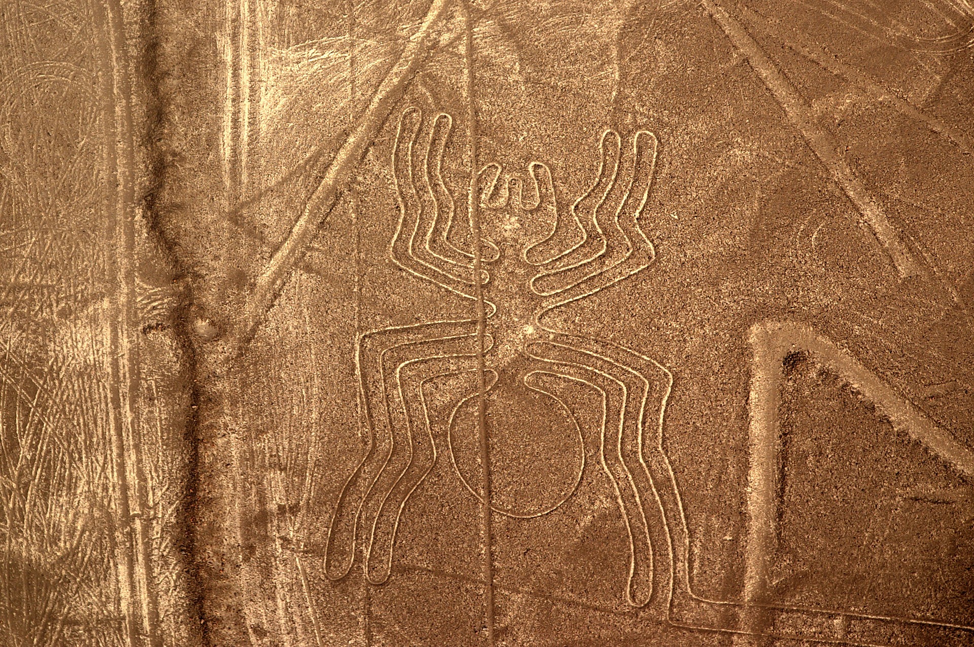 Nazca line in Peru