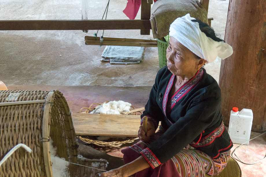 Basket weaver. Photo: Katie Dundas