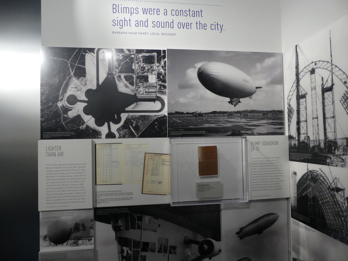 Blimp exhibit. Photo: Kathleen Walls