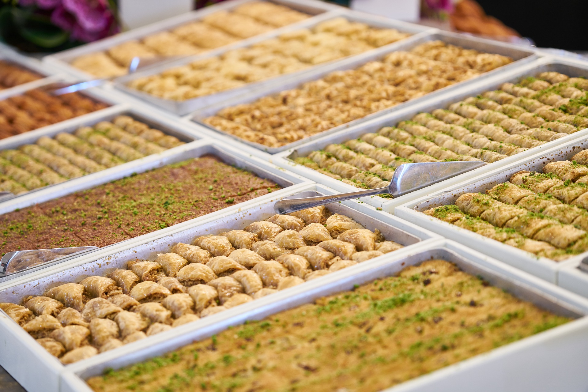 Baklava in Turkey bazaar