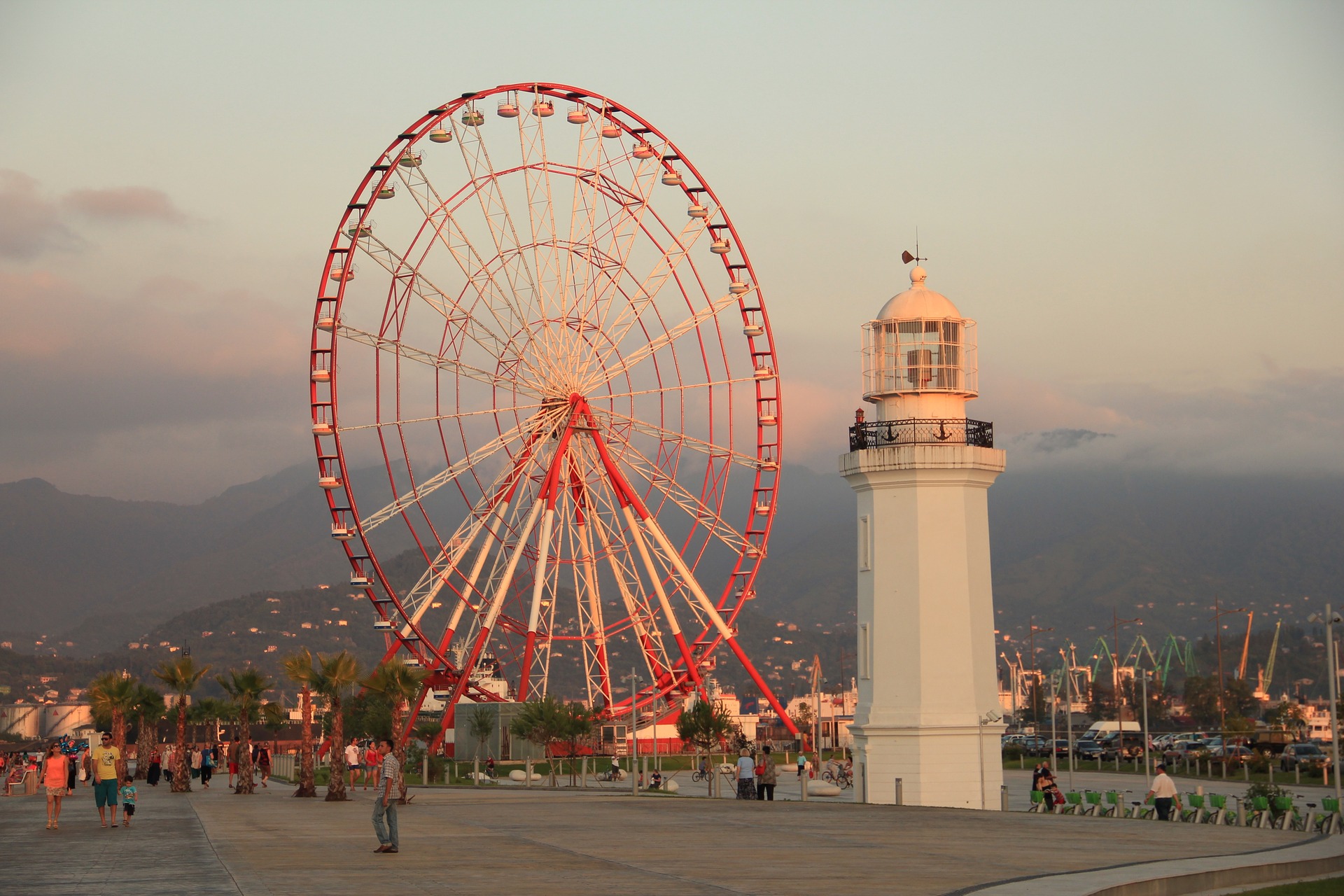 Seaport town of Batumi, Georgia