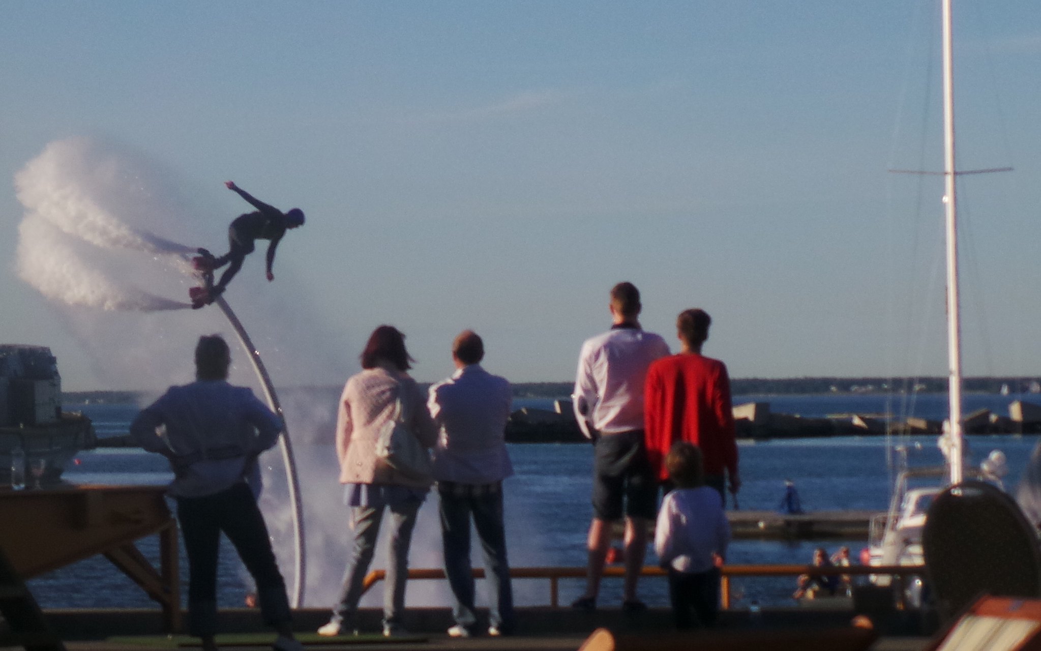 Flyboarding at Port Nobblessner. Courtesy of Visit Estonia