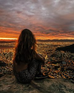 My last hike up Lion's Head, Cape Town. Photo: Kellie Paxian