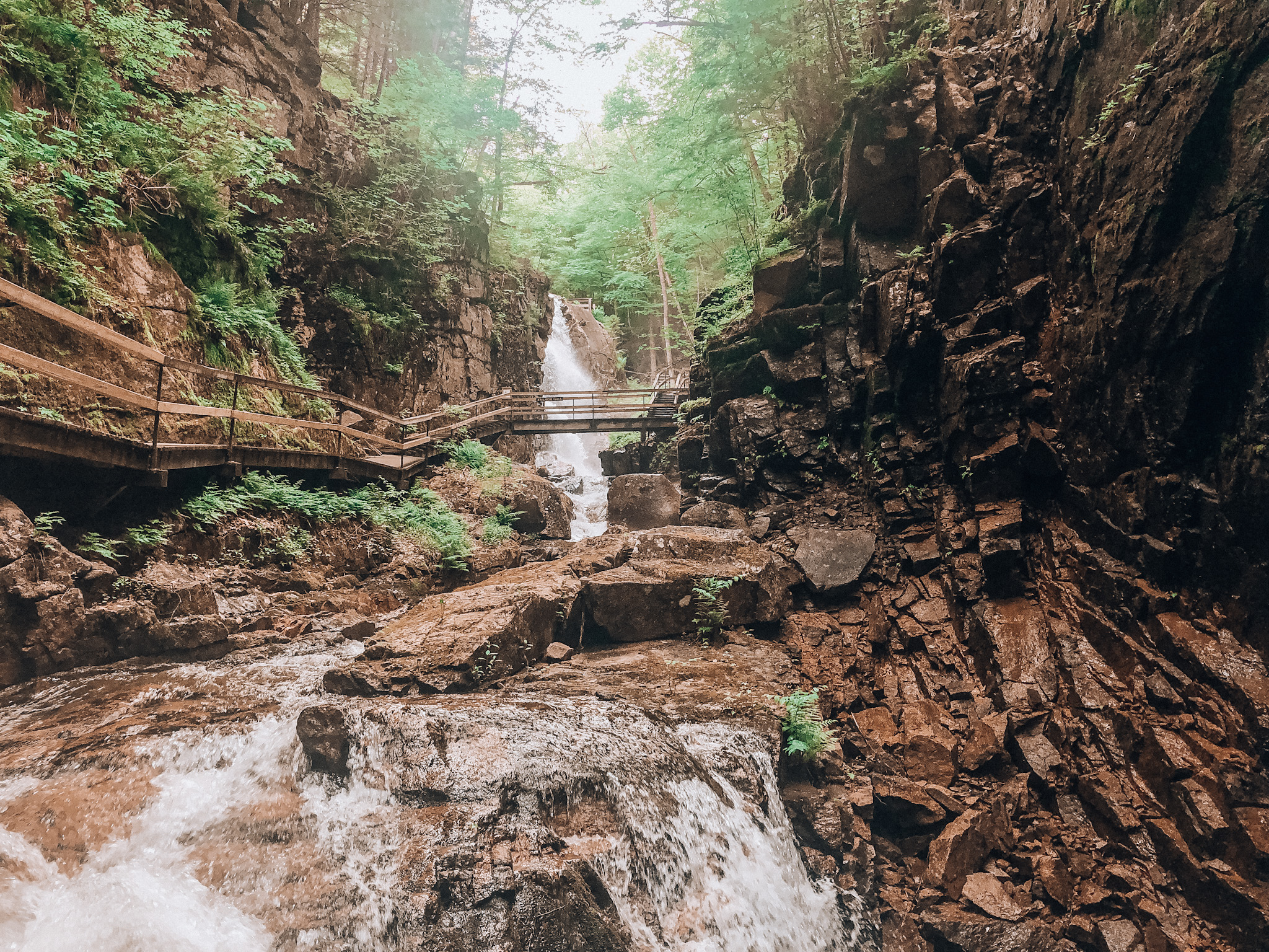 Waterfall in New Hampshire. Photo: Kellie Paxian