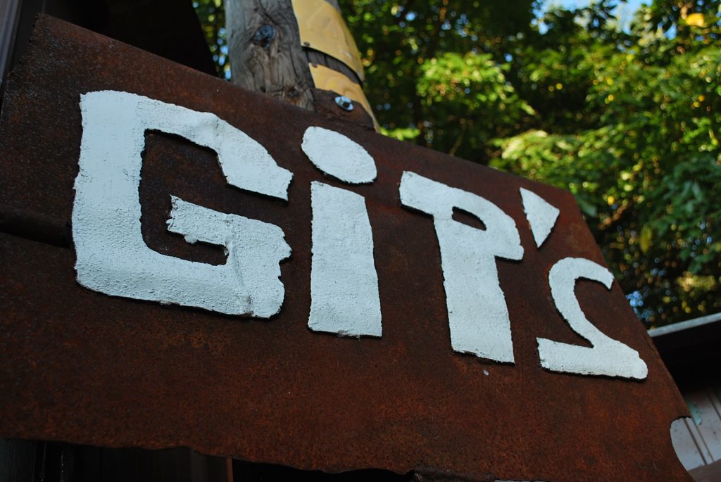 Gip's Place sign