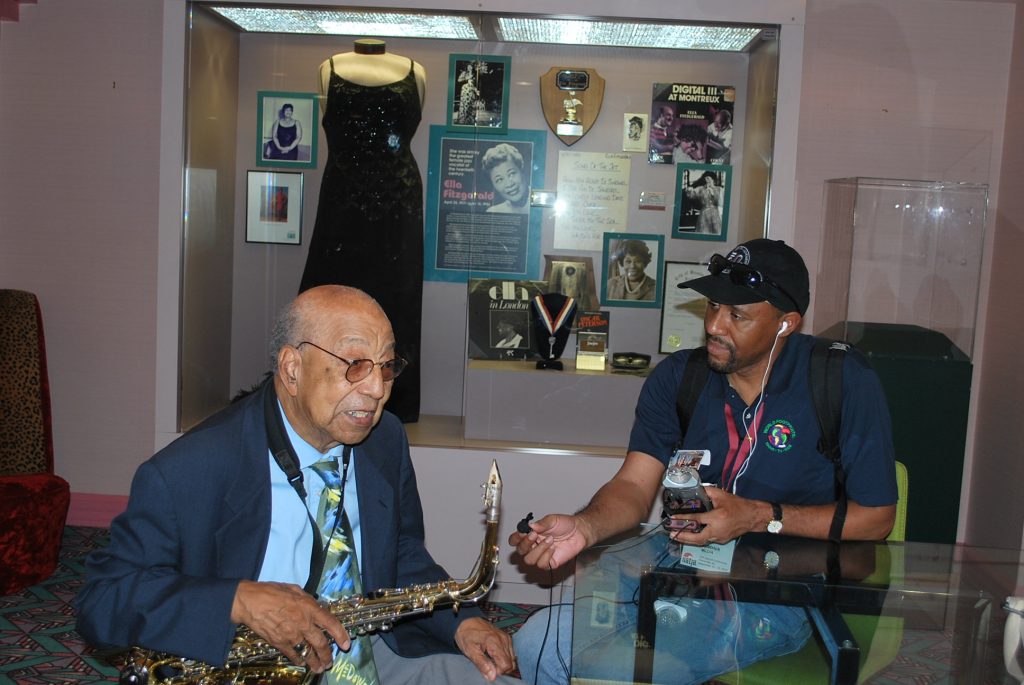 Interviewing Birmingham jazz great Dr. Frank Adams, Sr.