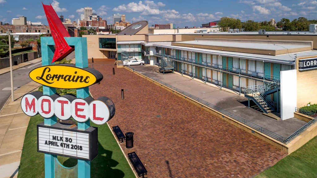 Lorraine Motel Memphis. Photo courtesy of Civil Rights Trail