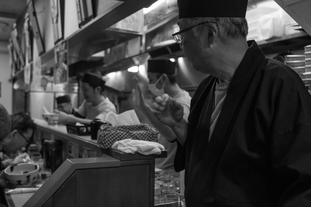 Ramen bar in Tokyo. Photo: Trixie Pacis