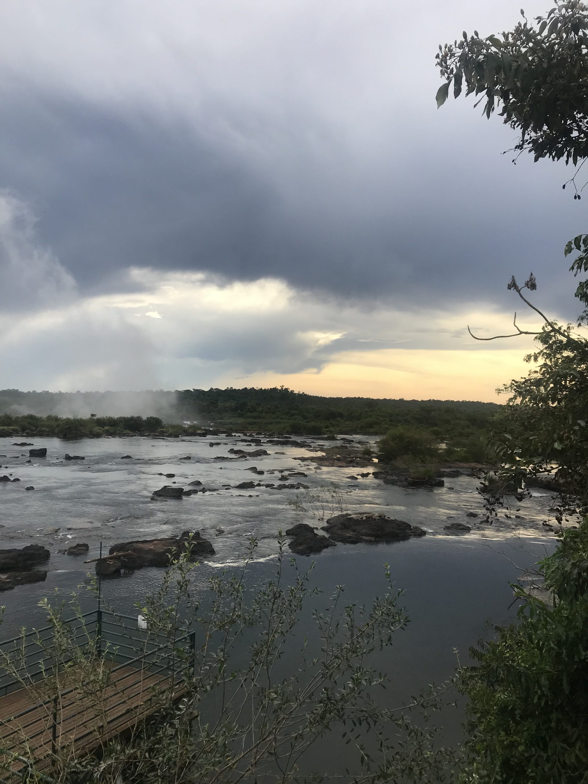 Iguazu River Brazilian side. Photo: Devon Older